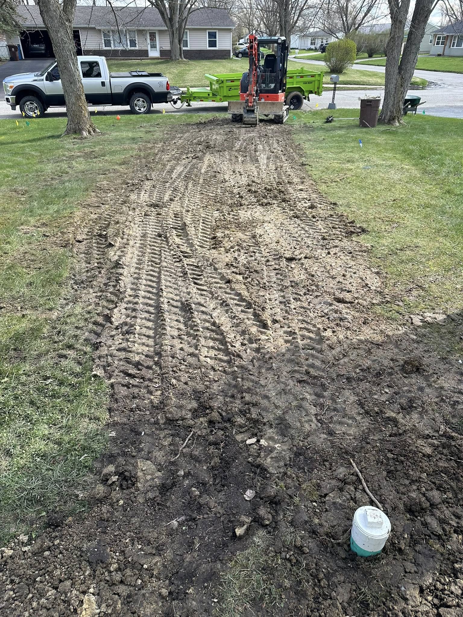 Post-excavation site